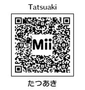 Tatsuaki's official QR Code.