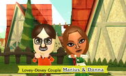 Marius with Donna in Miitopia.