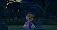 Miyu as a Zombie in Zombie Tag in Wii Party