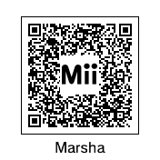 Marsha's official QR code, extracted from Wii Music