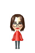 Anne's official full body image, generated by HEYimHeroic by extracting her Mii data file