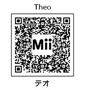 Theo's official QR Code, generated by HEYimHeroic by extracting his Mii data file.