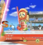 Holly in Swordplay Duel.