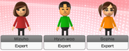 Hyun-woo with Mizuho and Sophia in Wii Party U.