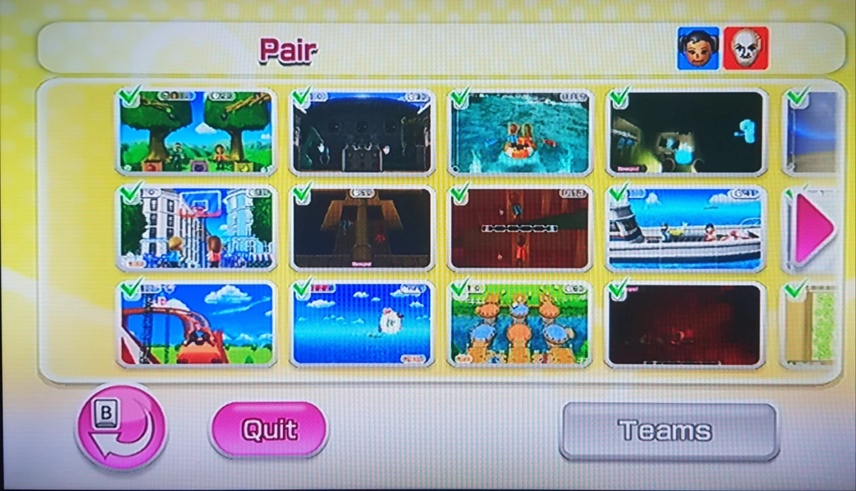 Pair Minigame Wii Sports Wiki Fandom