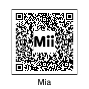 Mia's official QR code, extracted from Wii Music.