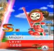 Midori in Swordplay Duel.