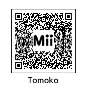 Tomoko's official QR Code.