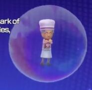 Mi-sun as a chef in the Wii Party U end credits.