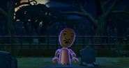 James as a Zombie in Zombie Tag in Wii Party