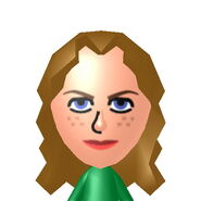 Suzanne's official face image, extracted from Wii Music