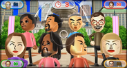 Sakura, Kentaro, Takashi, Hiromasa, Elisa, Alex, Shinta, and Silke featured in Smile Snap in Wii Party