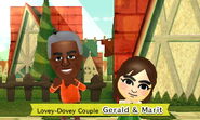 Marit with Gerald in Miitopia.