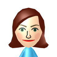 Mia's official face image, extracted from Wii Music.