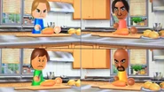 Ursula, George, Steph and Matt participating in Chop Chops in Wii Party.png (1.41 MB) Matt in Chop Chops with Steph and George.