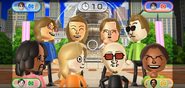 Ashley, Abby, Ursula, Steve, Alex, Martin, and Hayley featured in Smile Snap in Wii Party