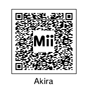 A QR code of Adam Smith from Tomodachi Life.