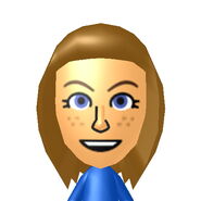 Abby's official face image, generated by HEYimHeroic by extracting her Mii data file.