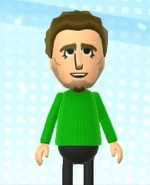 Alphonse wearing green in Wii Party U.