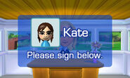 Marit with the name of Kate in Pilotwings.