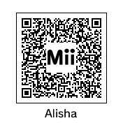 Alisha's official QR Code.