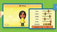 An image from the Australian Tomodachi Life brochure that reveals how Kaori speaks. (This was also the voice that was heard in the unlisted video from the trivia.)