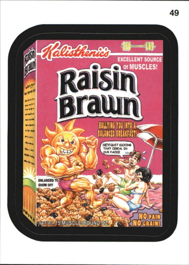 Kalisthenic's Raisin Brawn | Wacky Packages Wiki | Fandom