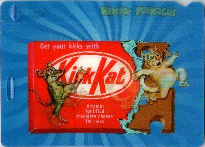 Kick Kat (motion card) | Wacky Packages Wiki | Fandom