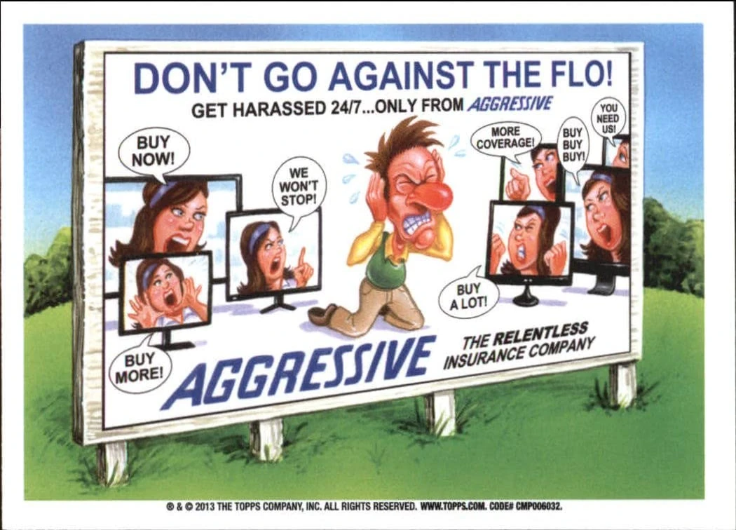 Aggressive Insurance | Wacky Packages Wiki | Fandom