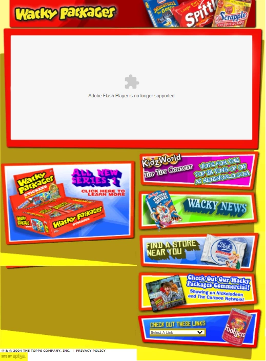 Wacky Packages (website) Wacky Packages Wiki Fandom