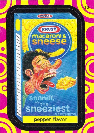 macaroni⭐︎ページ Krust Macaroni & Sneese | Wacky Packages Wiki | Fandom