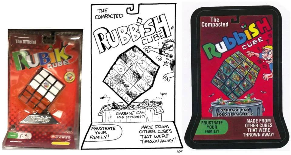 Rubbish Cube (rough concept) Wacky Packages Wiki Fandom