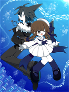 Wadanohara y Samekichi.