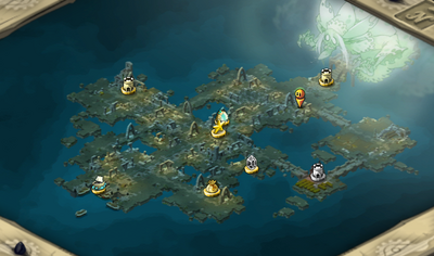 Monk Island Cleft Map