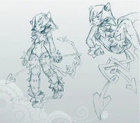 Osamodas concept art for Wakfu.