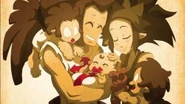 Goultard and his family
