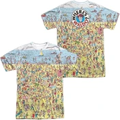 "At the Beach" all-over sublimated t-shirt