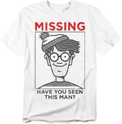 "Missing: Have You Seen This Man?" t-shirt
