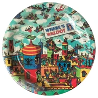 7" paper plates ("The Carpet Flyers")