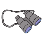 Odlaw's binoculars