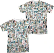 Where's Waldo? figures all-over sublimated t-shirt