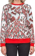 Mad Engine "Where's Waldo? Santa Sleds" Christmas sweater