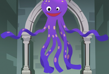 Purple Octopus (Where's Waldo?)