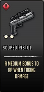 Scoped pistol