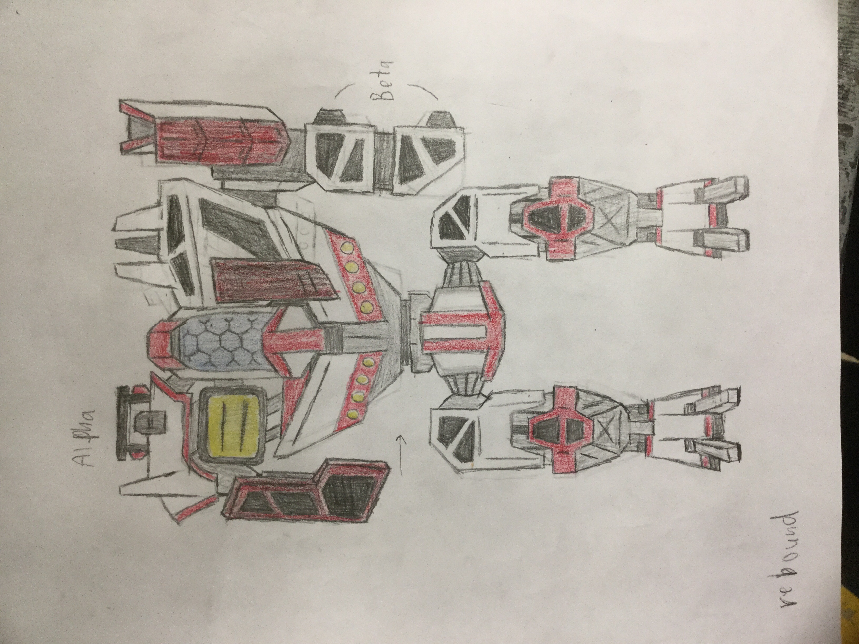 draw a war robot