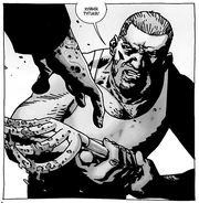 Абрахам расправляется с зомби на ферме