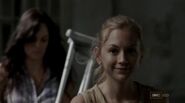 Beth smiling at Carl