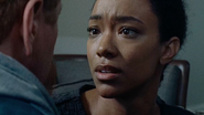 Sasha Williams 7x16 Speaking to Abraham in Flashback The FIrst Day of the Rest of Your Life 7x16