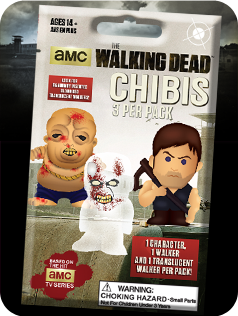 AMC'S The Walking Dead GIRL WALKER 1 Series 2 Chibis Mini Figure Mint Loose 