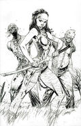 Issue 19 (The Walking Dead 15th Anniversary J. Scott Campbell variant)